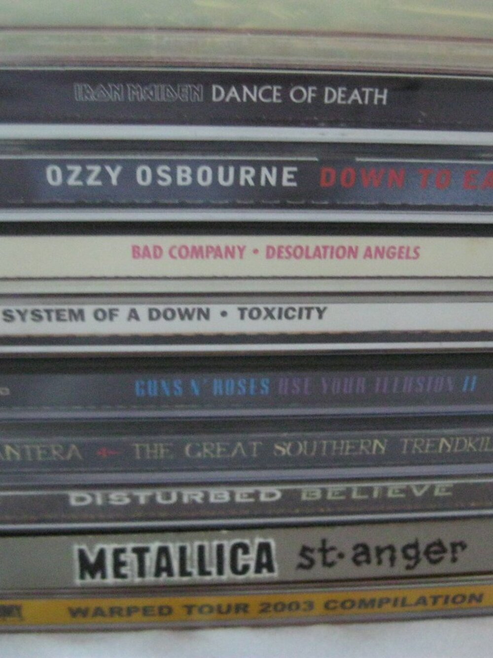 Lot Of 9 Assorted Rock CDS